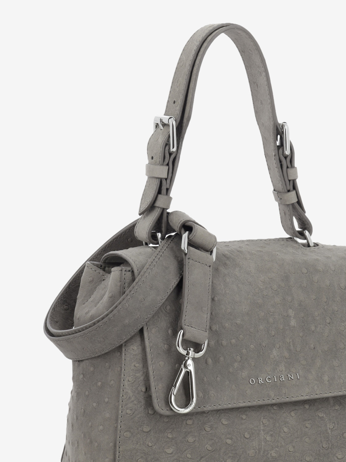 Borsa Sveva S struzzo acacia