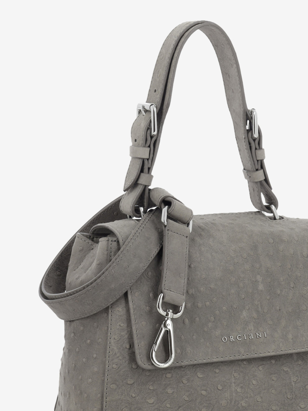 Borsa Sveva S struzzo acacia