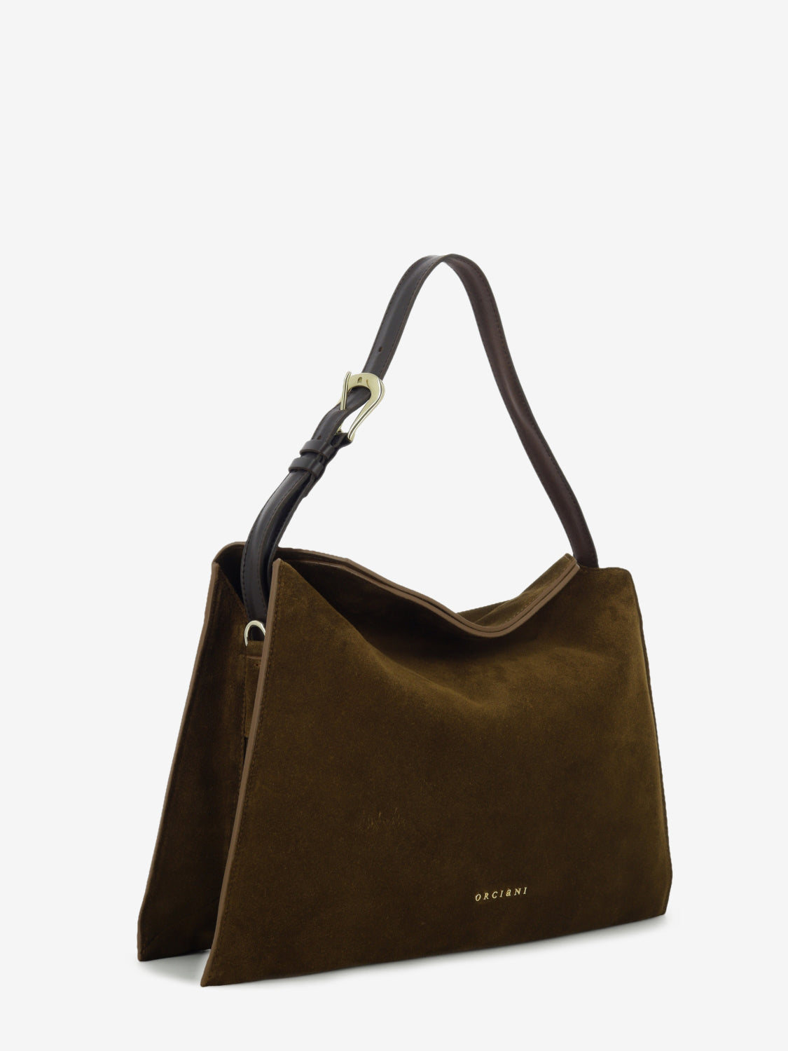 Borsa Trinity M peach tabacco / oro