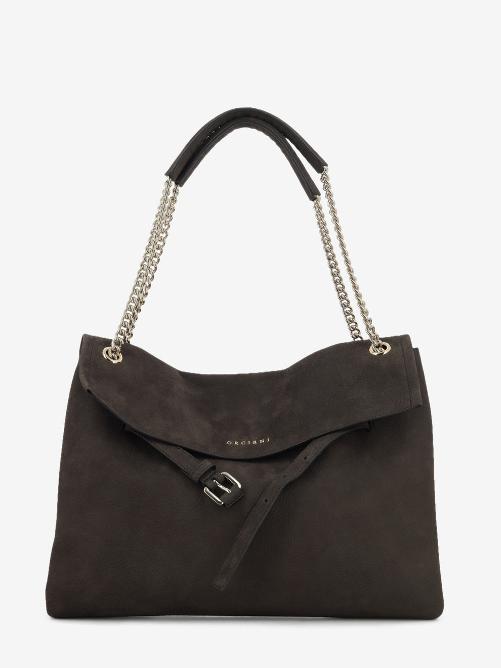 Borsa Venus midi nabuck testa di moro