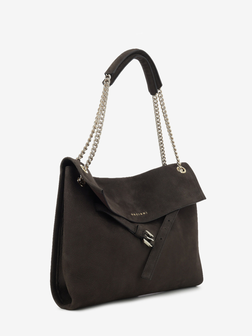 Borsa Venus midi nabuck testa di moro