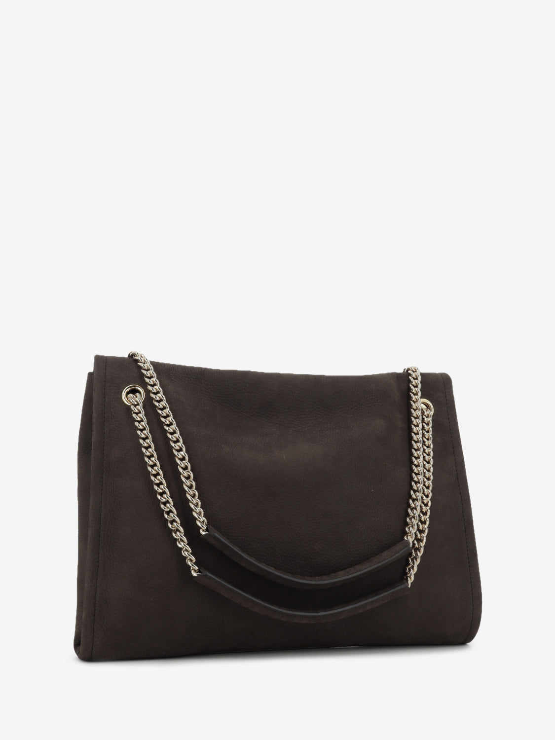 Borsa Venus midi nabuck testa di moro