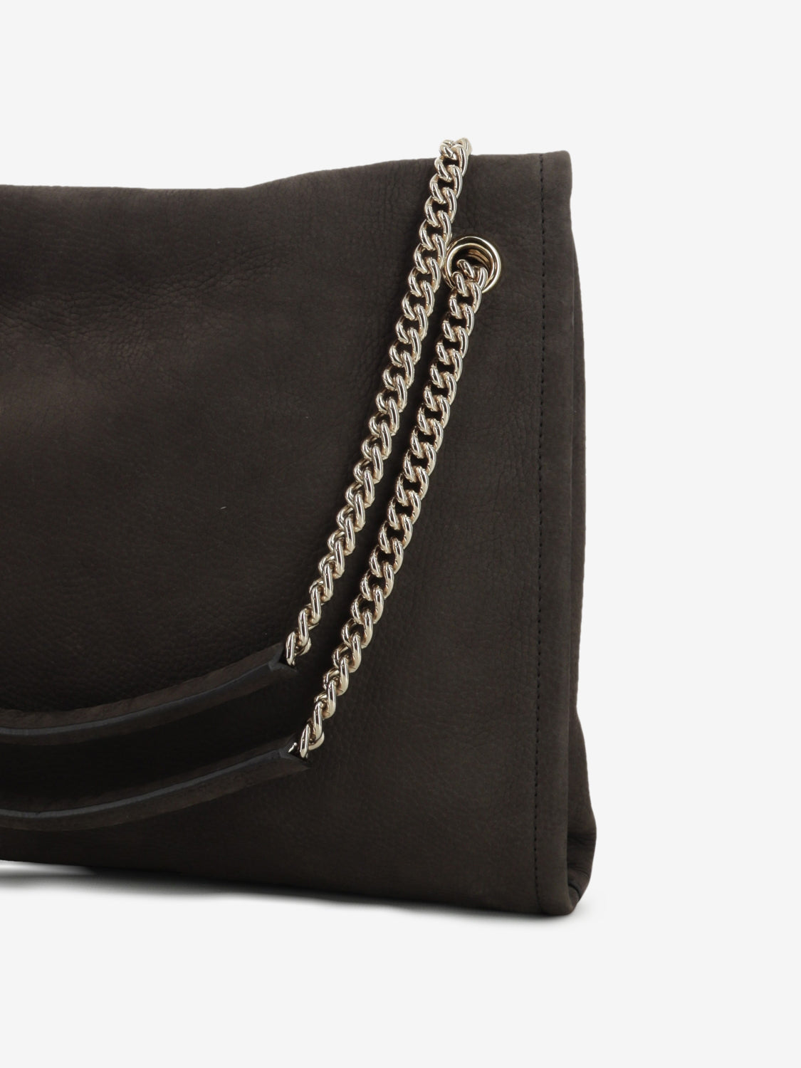 Borsa Venus midi nabuck testa di moro
