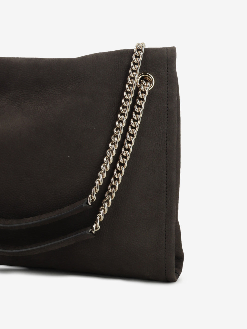Borsa Venus midi nabuck testa di moro