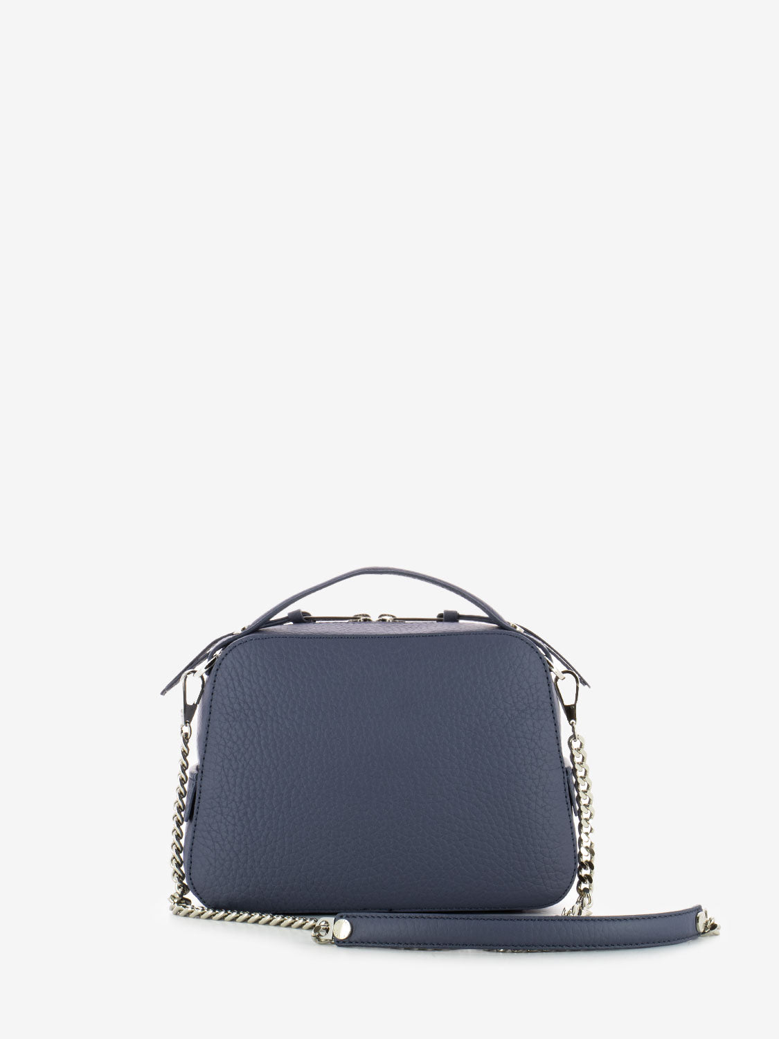 Mini Bag Chéri a mano con tracolla mirtillo