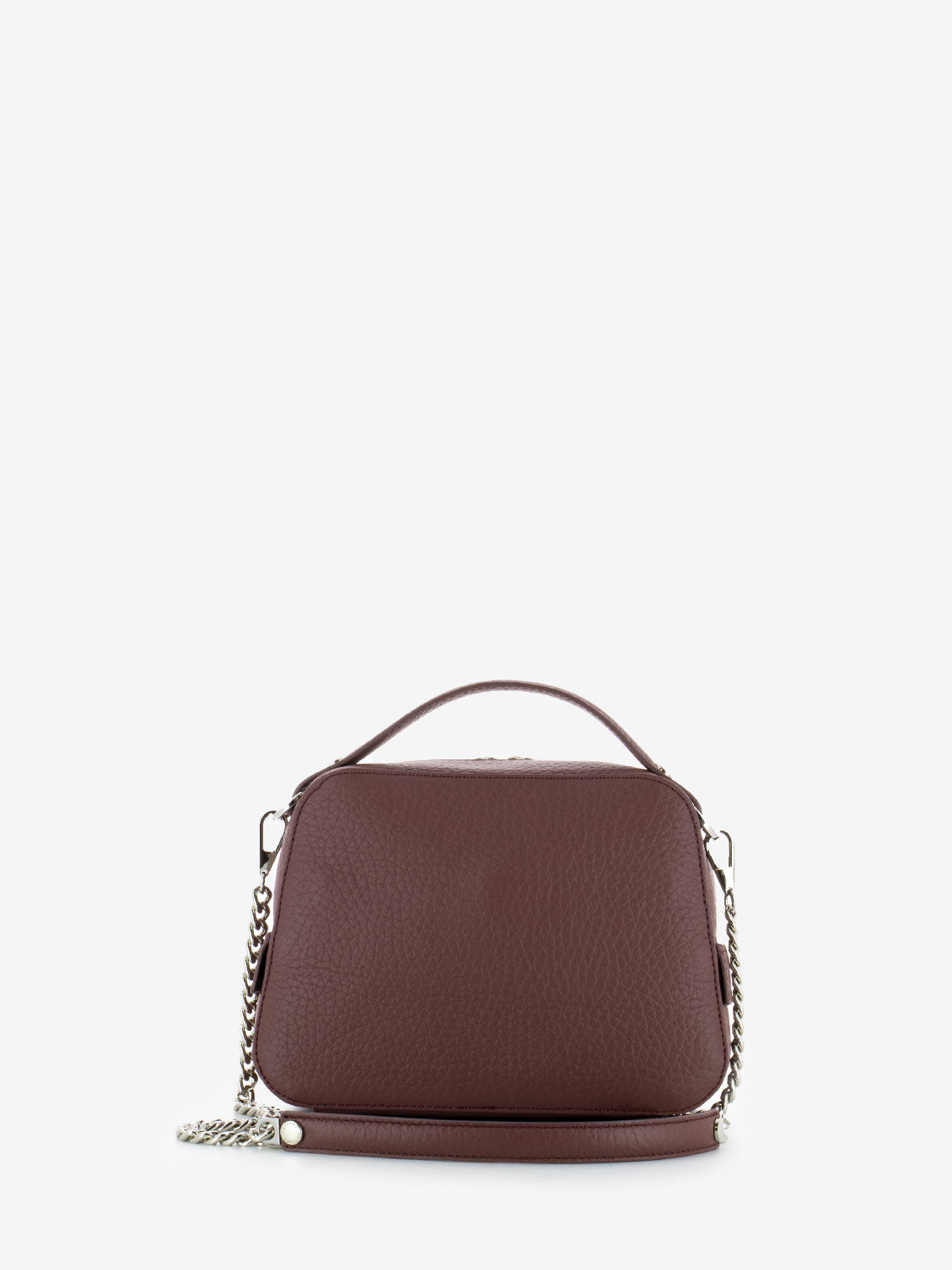 Mini Bag Chéri a mano con tracolla bordeaux