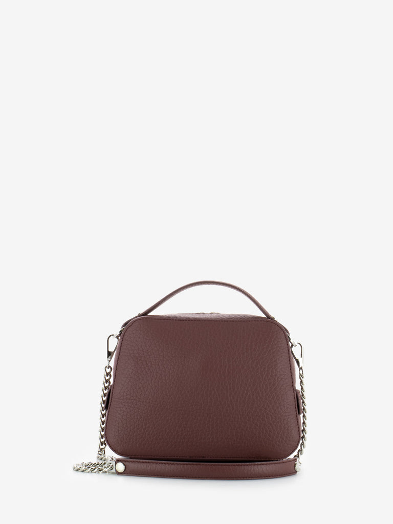 ORCIANI - Mini Bag Chéri a mano con tracolla bordeaux