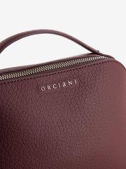 ORCIANI - Mini Bag Chéri a mano con tracolla bordeaux