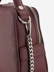 ORCIANI - Mini Bag Chéri a mano con tracolla bordeaux