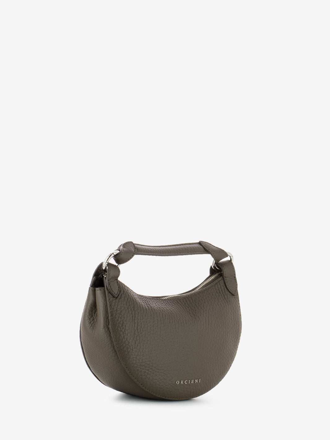 Mini bag dumpling soft marrone