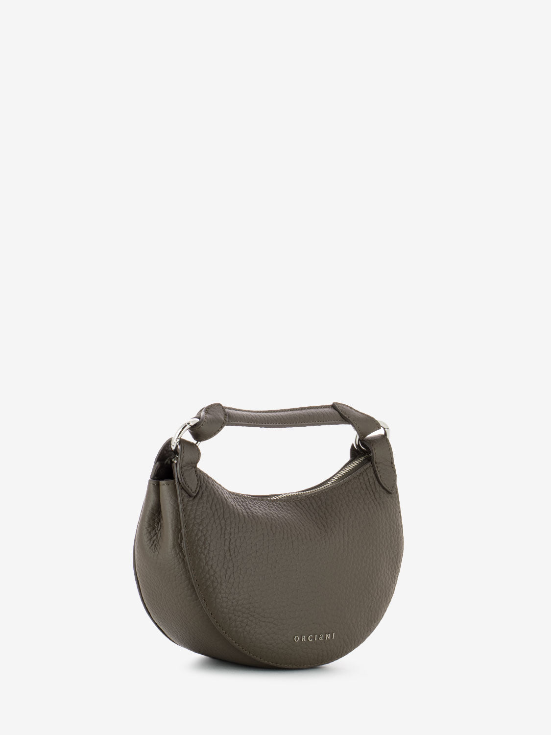Mini bag dumpling soft marrone
