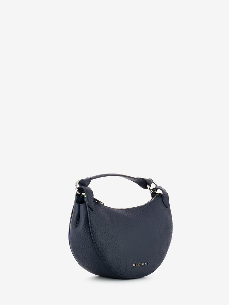 ORCIANI - Mini bag Dumpling soft navy