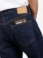 ORDINARY FITS - Jeans Ankle One Wash Indigo