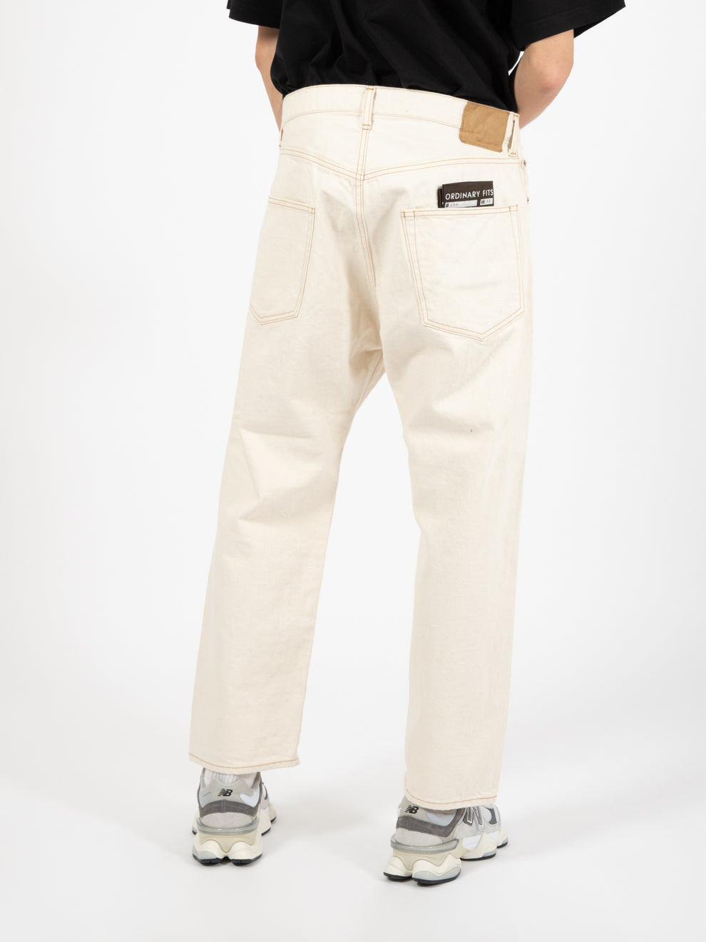 Jeans Loose Ankle One Wash ecrù