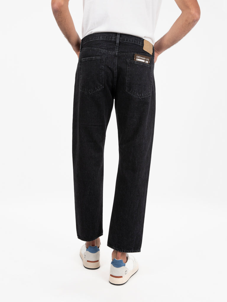 ORDINARY FITS - Jeans straight cinque tasche nero