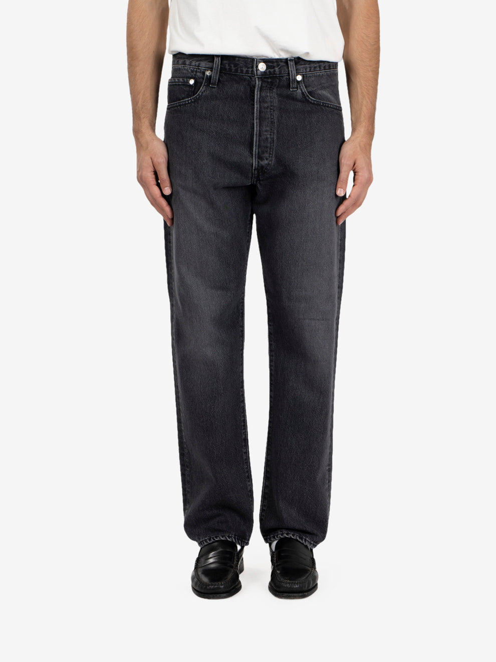 105 90's denim stone black