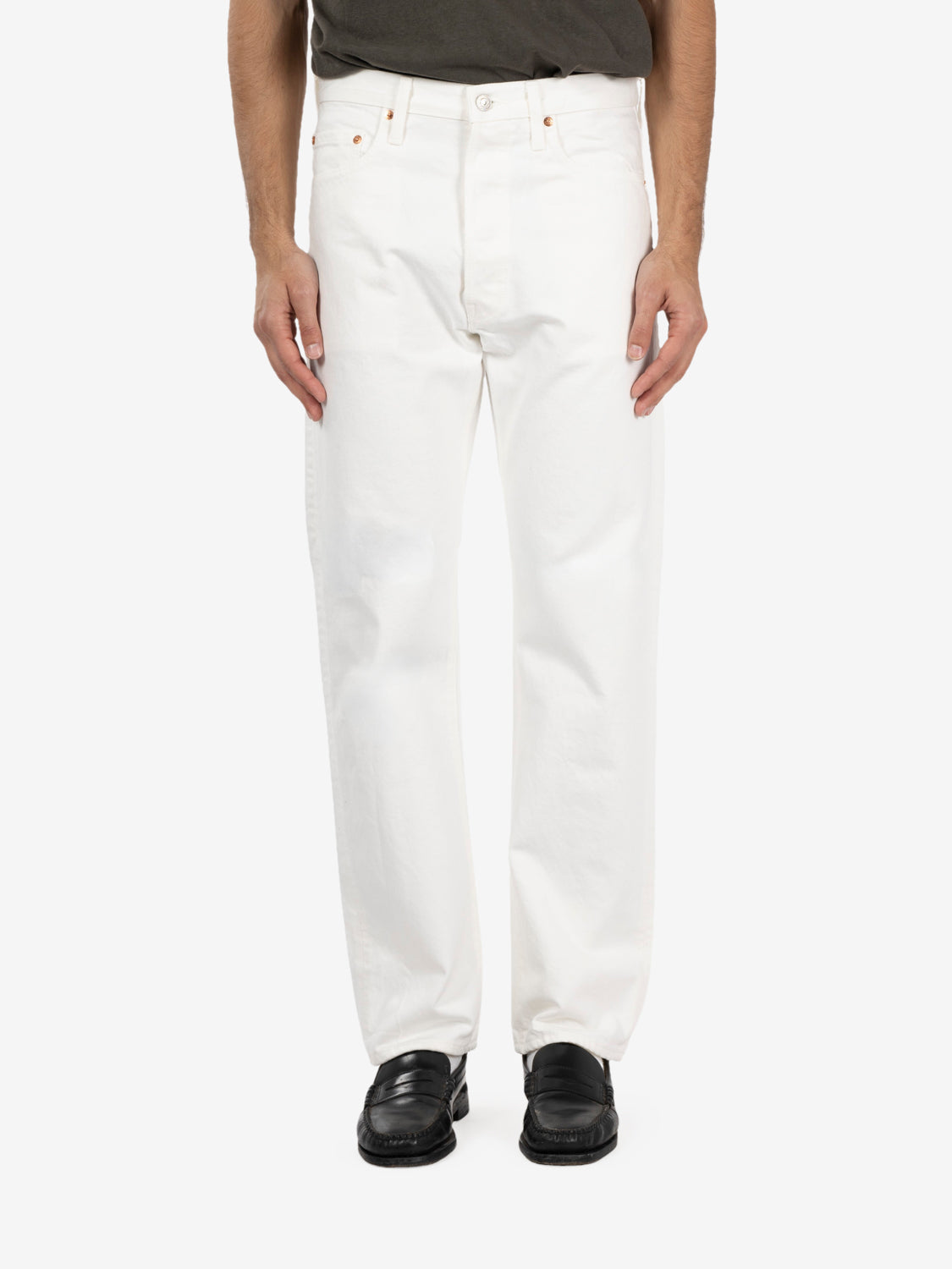 105 90's denim white