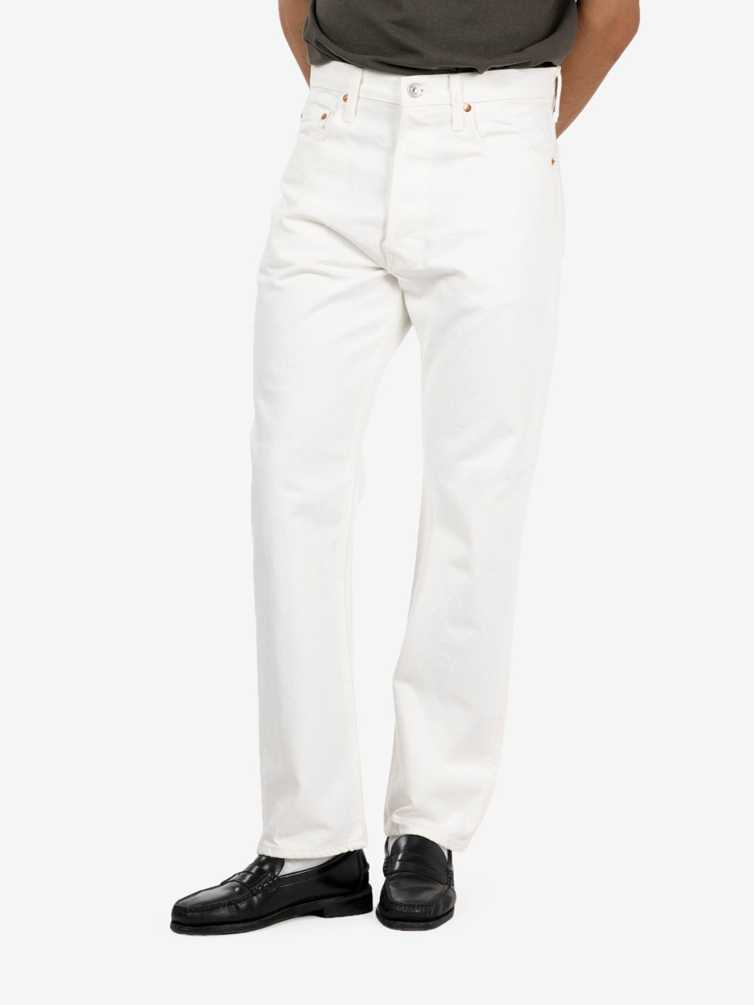 105 90's denim white