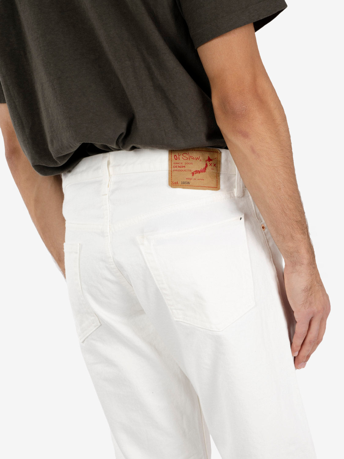 105 90's denim white