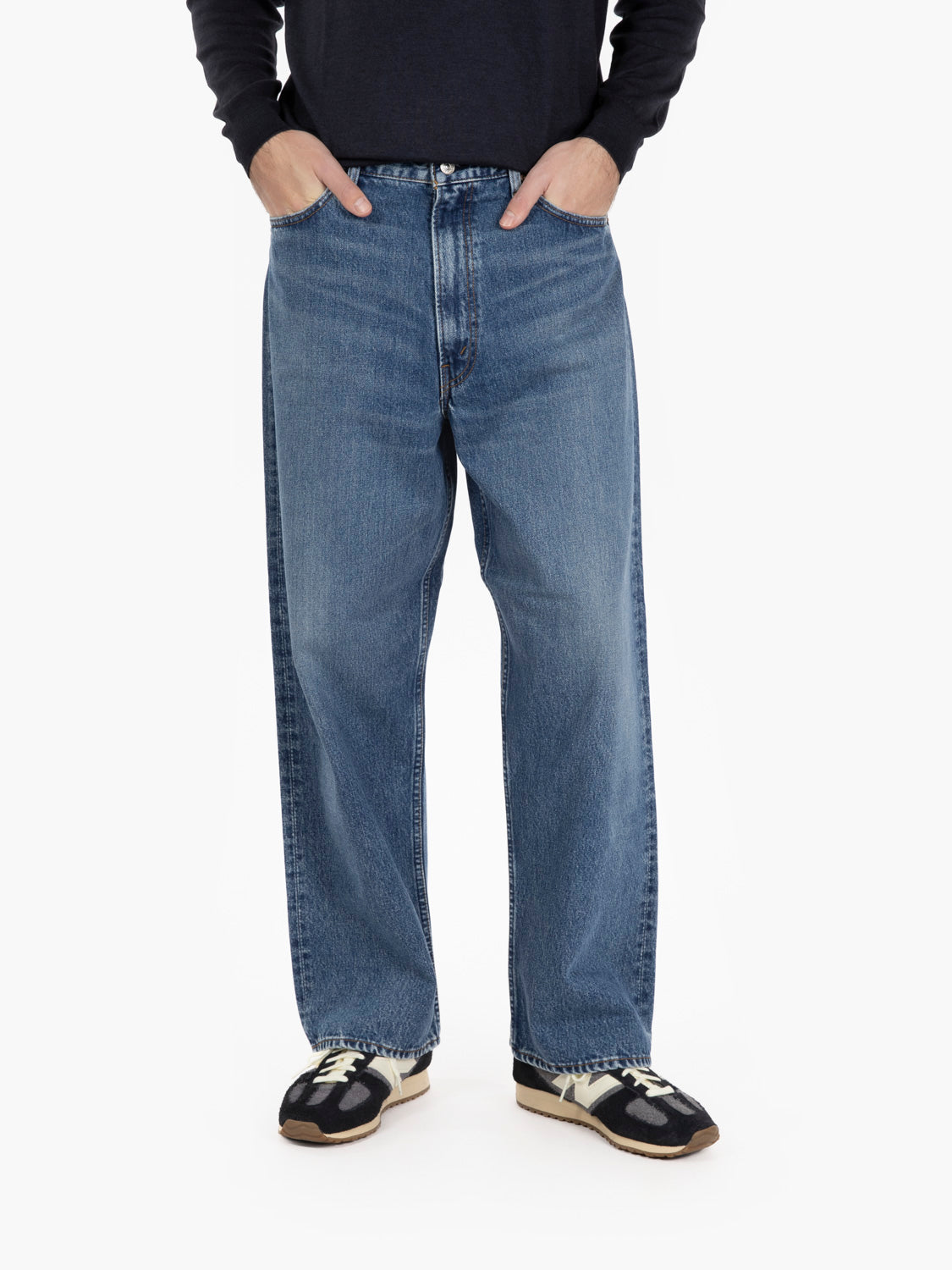 Super dad's denim pants blue