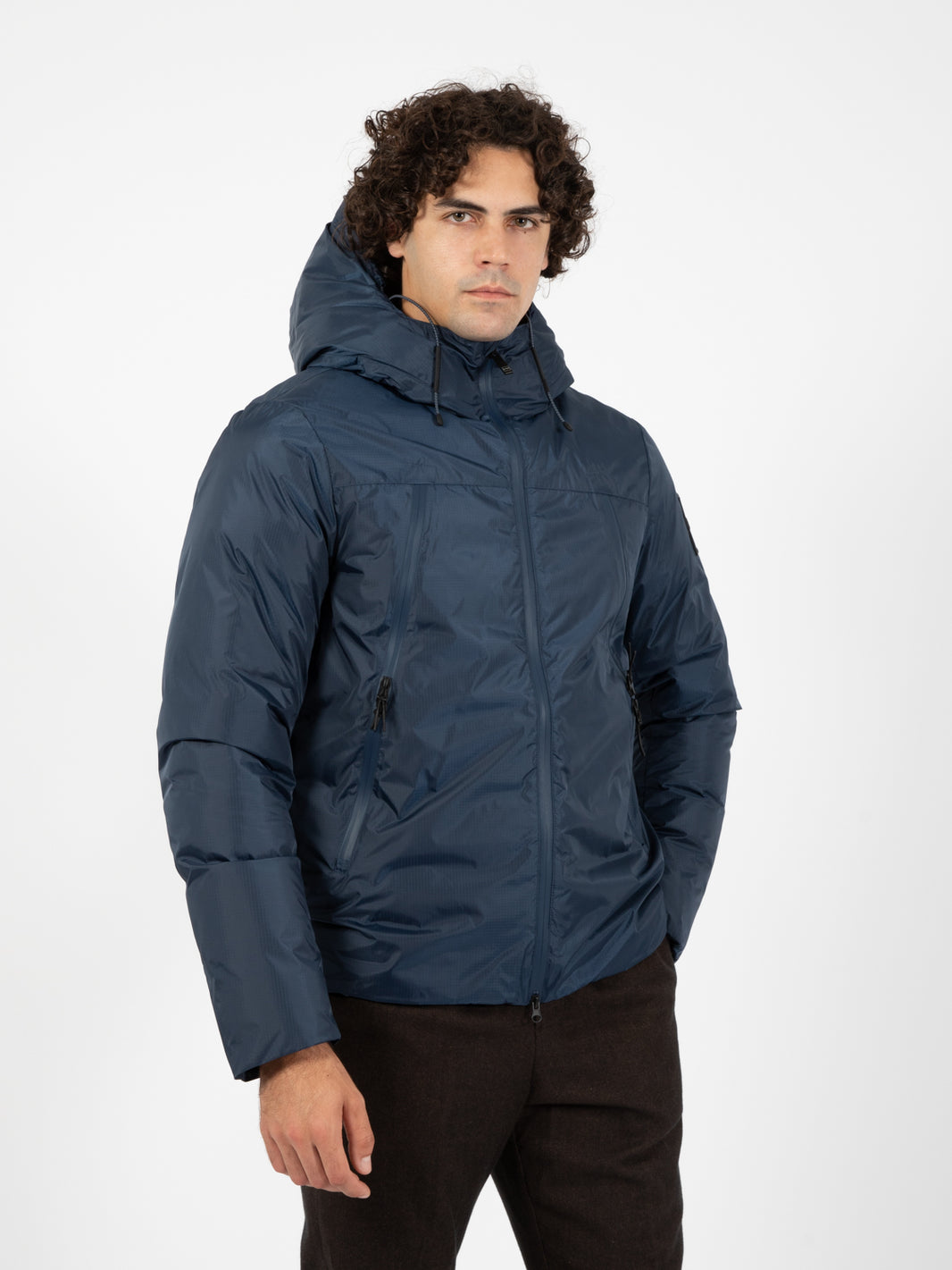 Giaccone imbottito cloud tech / dark petroleum