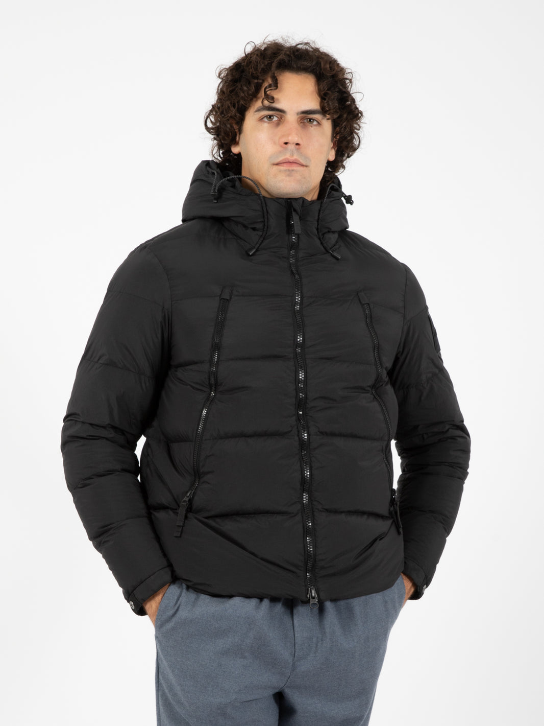 Giubbotto imbottito real dow / black