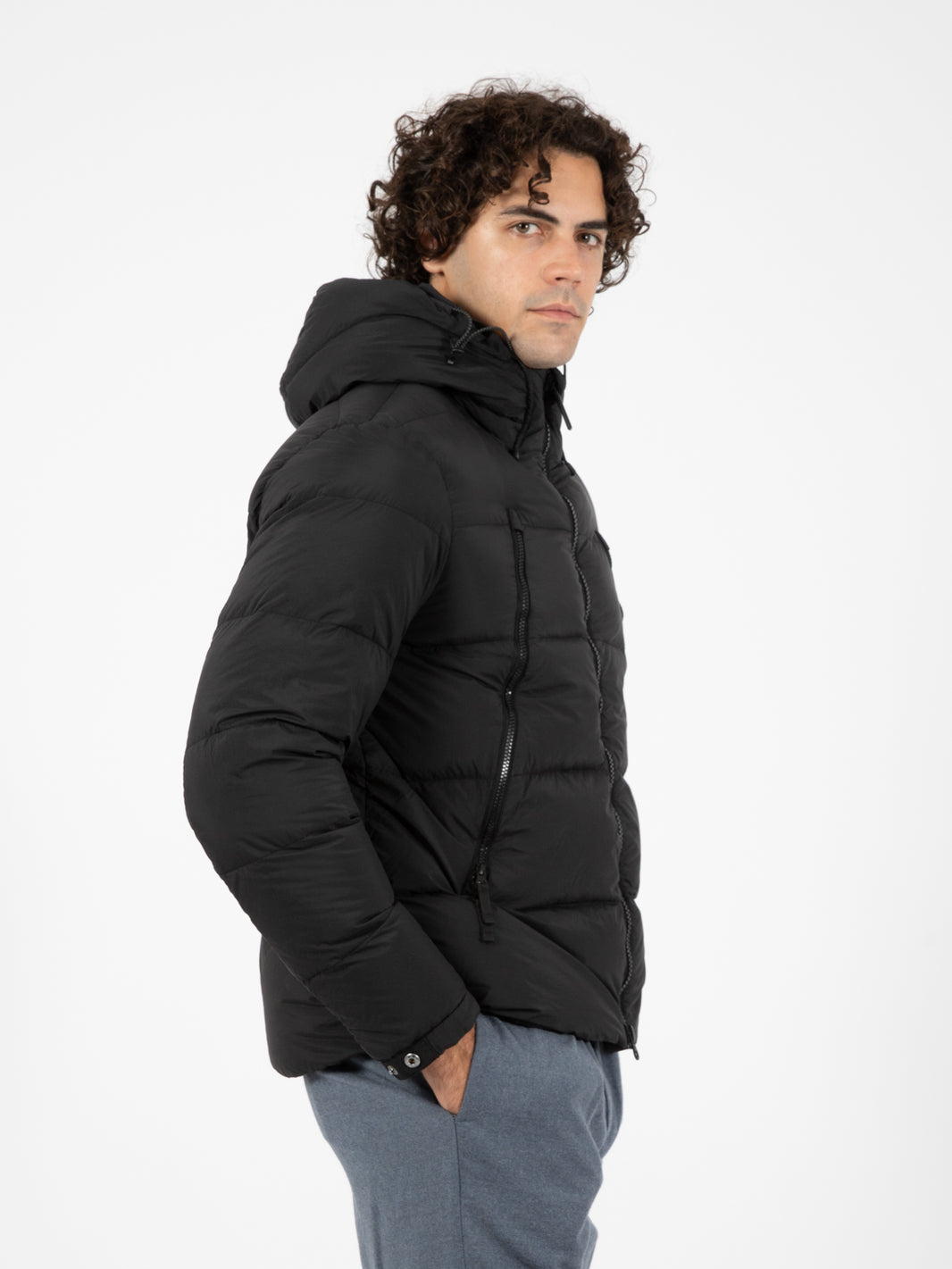 Giubbotto imbottito real dow / black