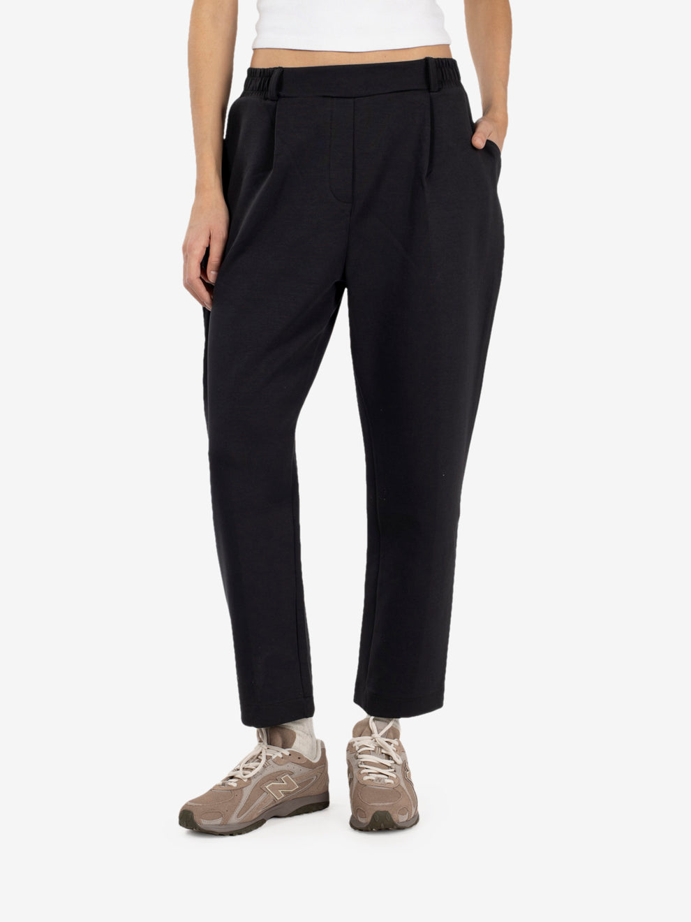 Joggers a sigaretta neri