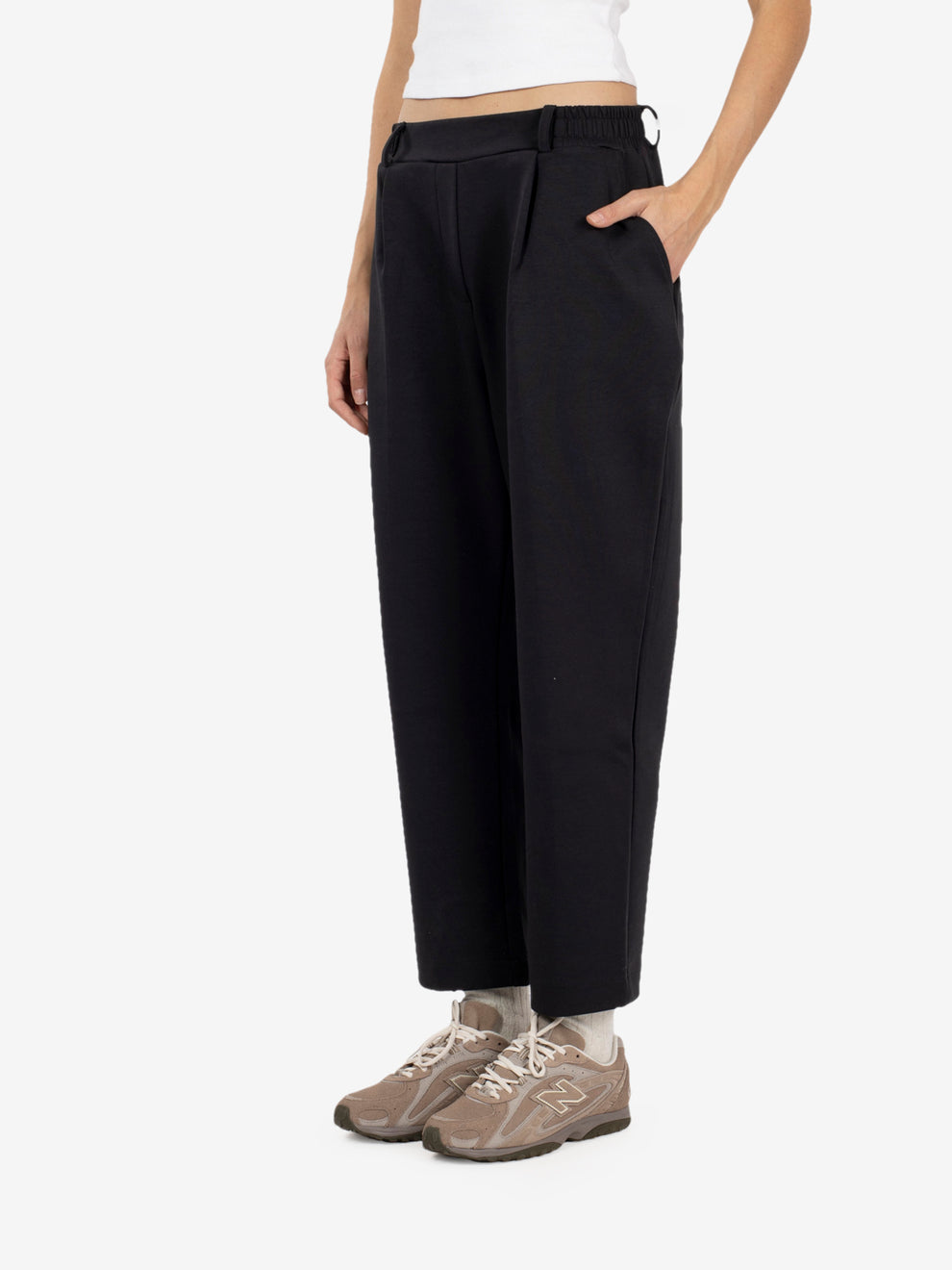 Joggers a sigaretta neri