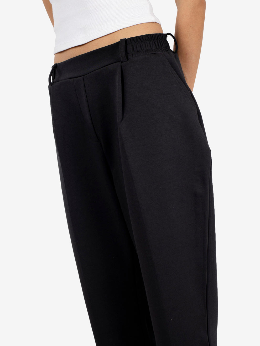 Joggers a sigaretta neri