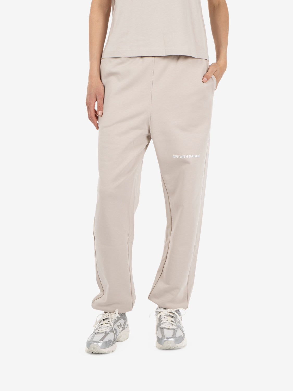 Joggers loose fit beige