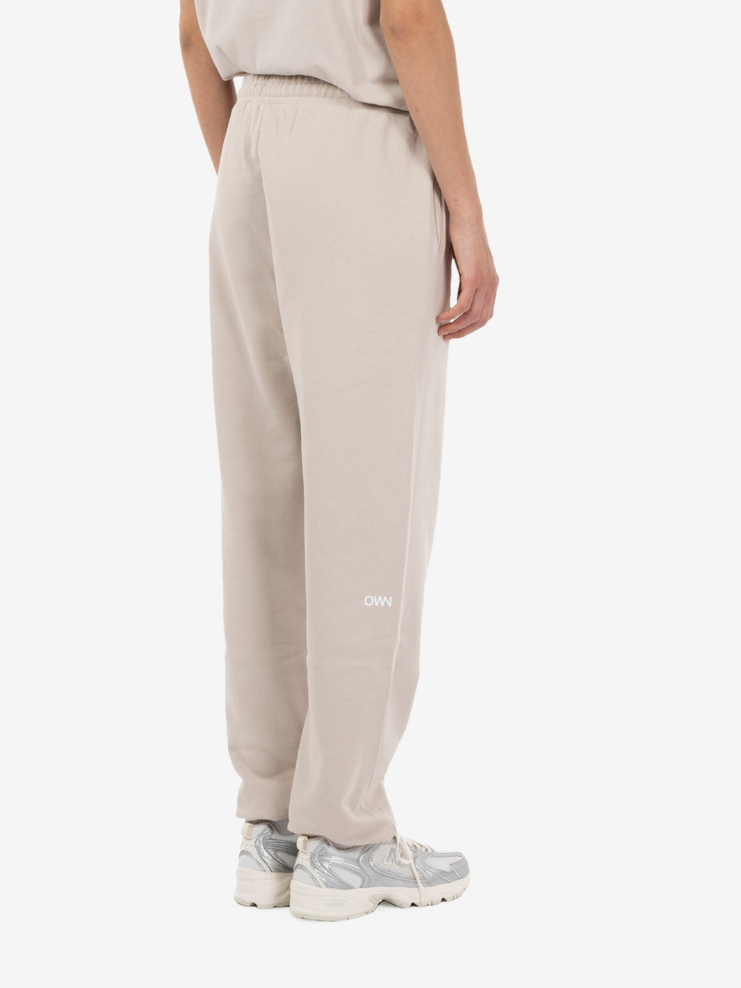 Loose fit beige joggers
