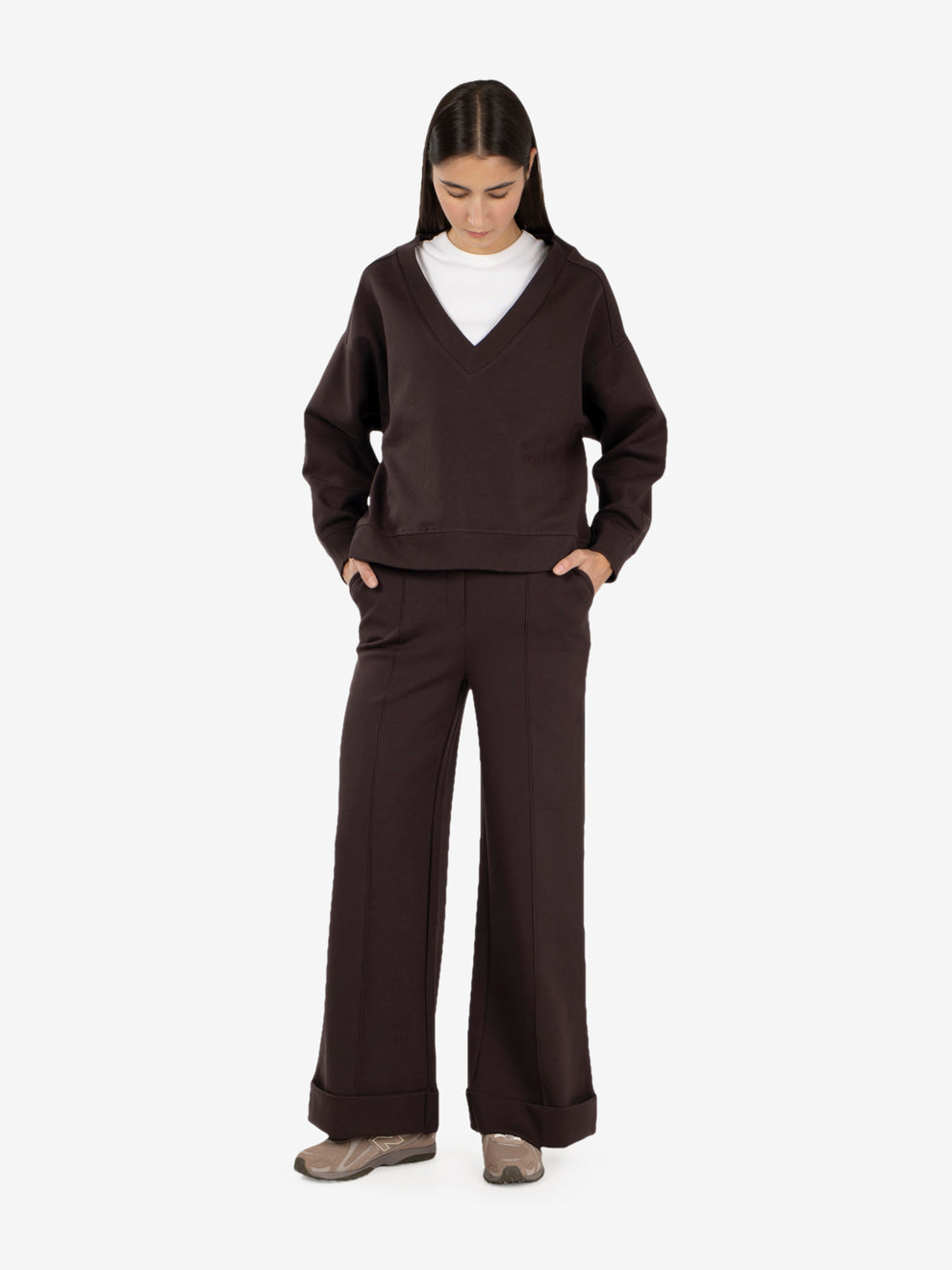 Joggers palazzo wood