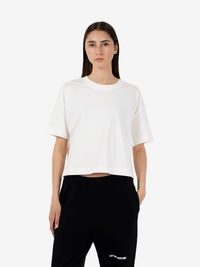 T-shirt crop loose fit bianca