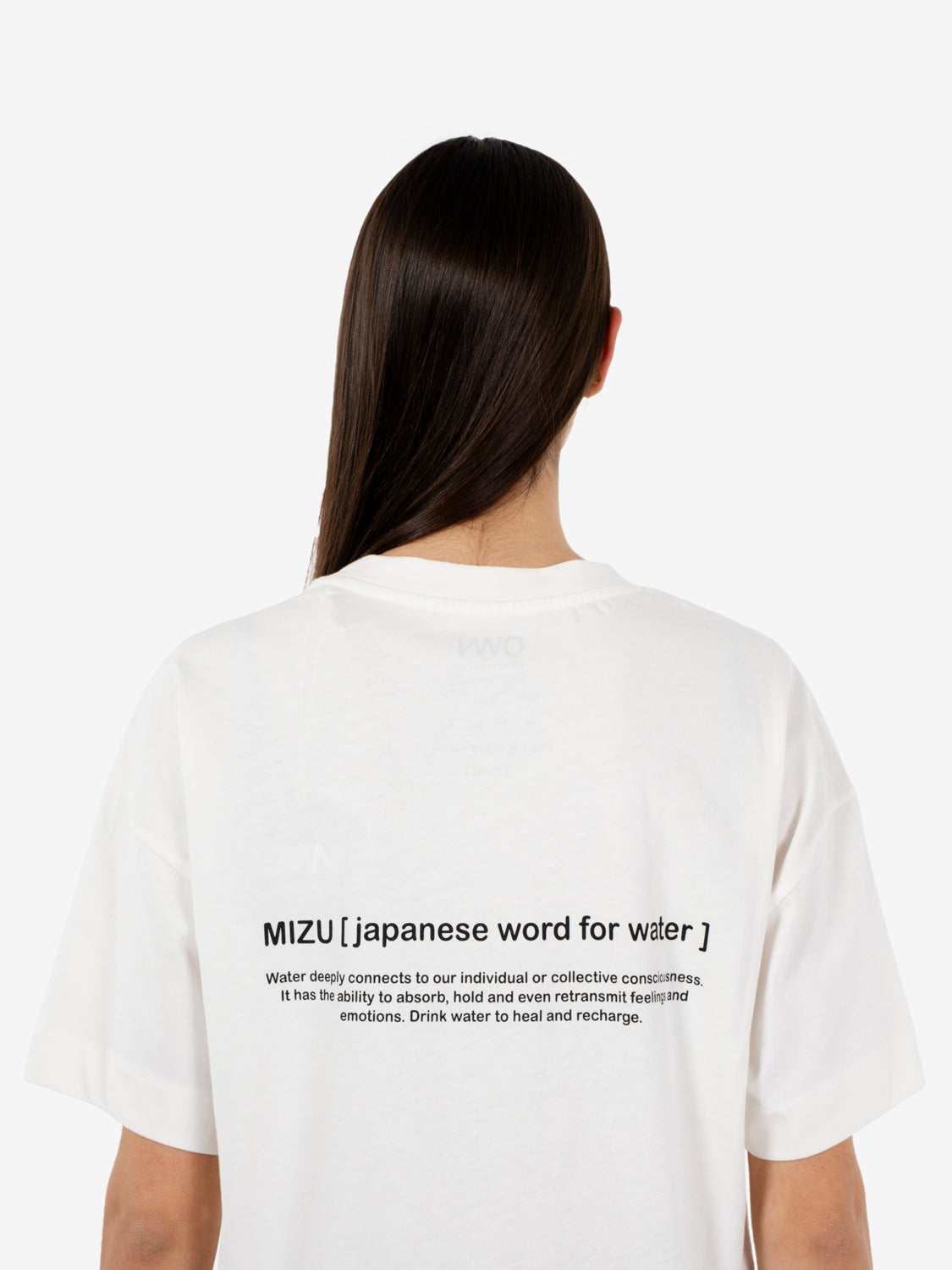 T-shirt crop loose fit bianca