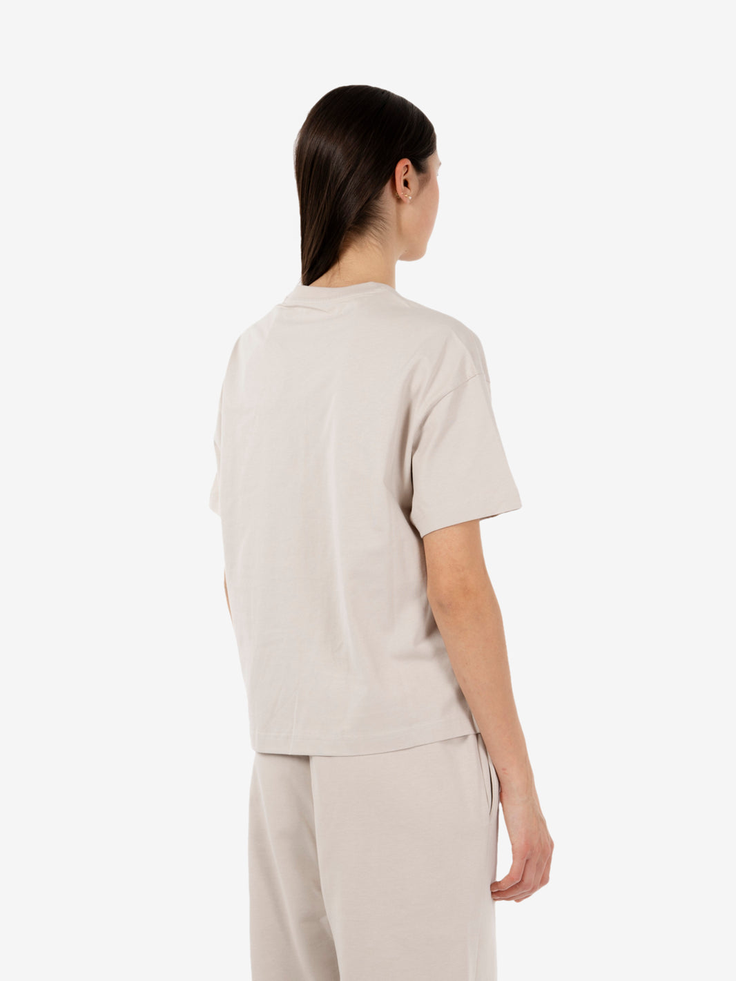 T-shirt loose fit beige