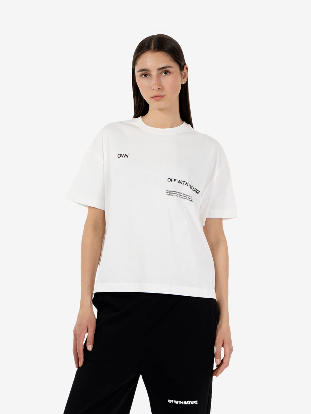 T-shirt loose fit bianca
