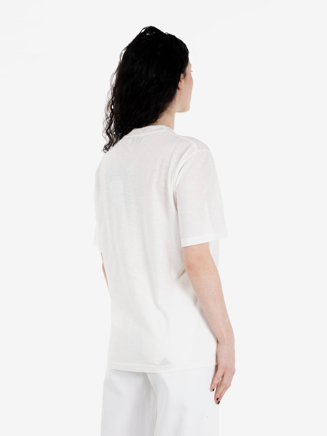 Montauk T-shirt RREVA HERZIGOVA Slub jersey Off White