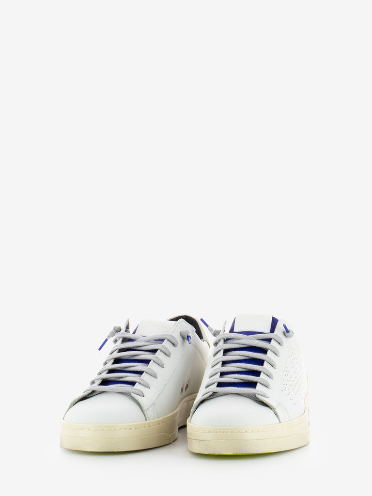 P448 - Sneaker Jack white / neon