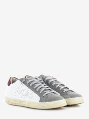 P448 - Sneaker John-m white / burgundy