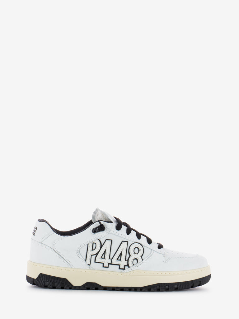 P448 - Sneakers Mason-LM in pelle bianca