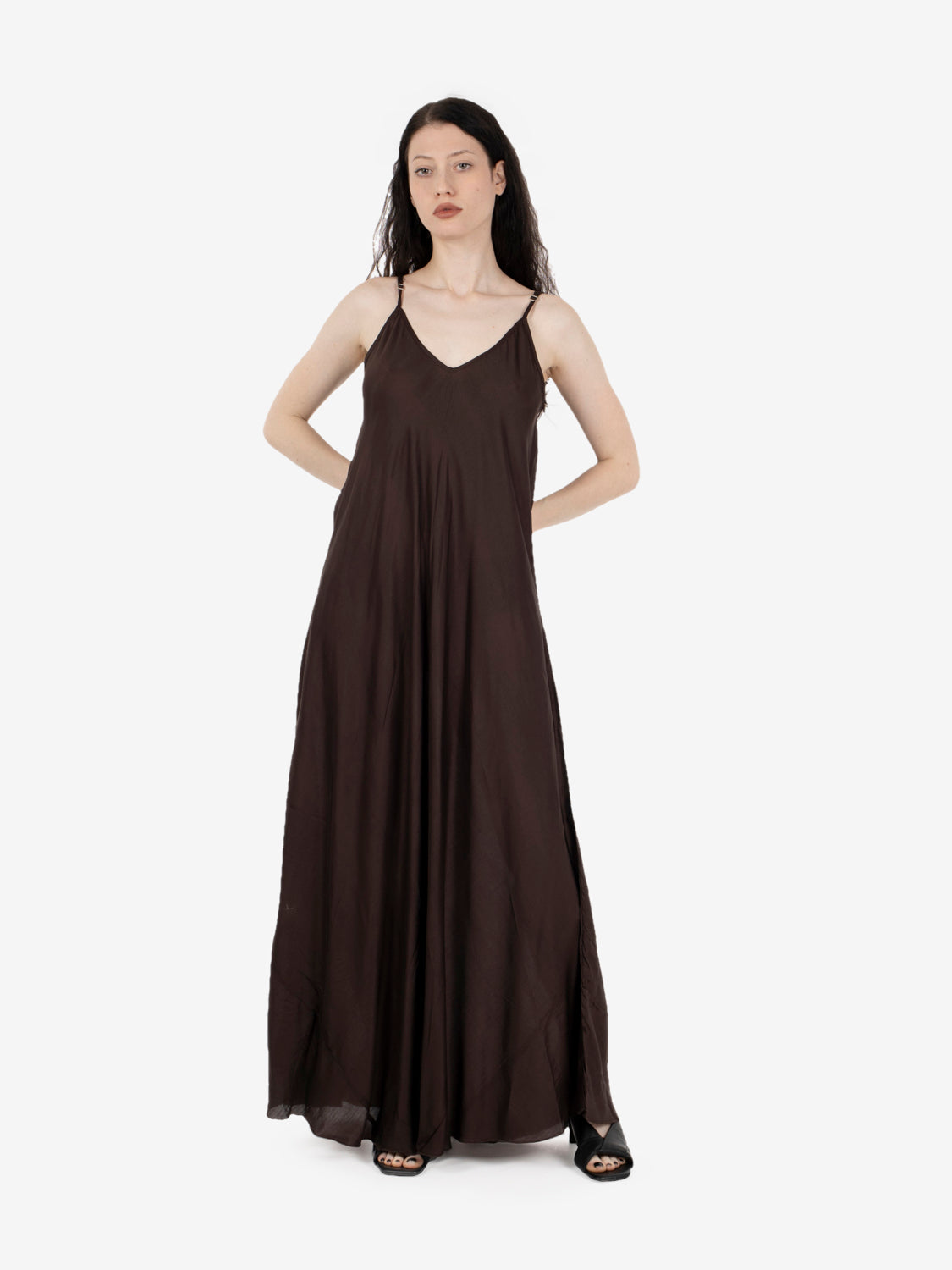 Cocoa slip dress