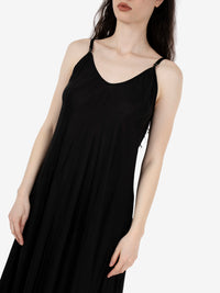 Black slip dress