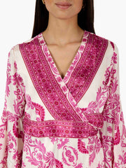 PAHIESA - Blusa con manica svasata fuxia