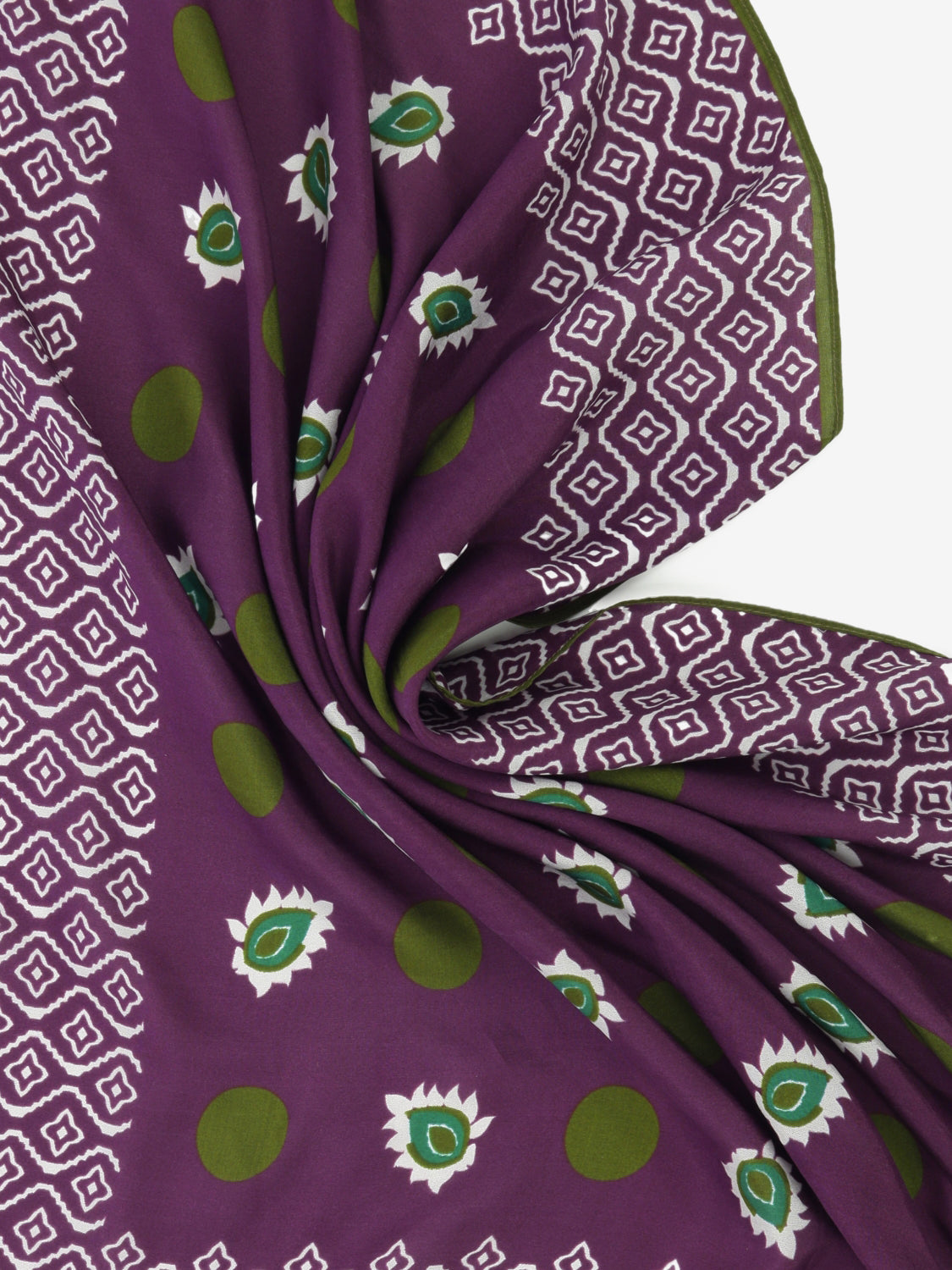 Foulard Ebrusco 02 bordeaux