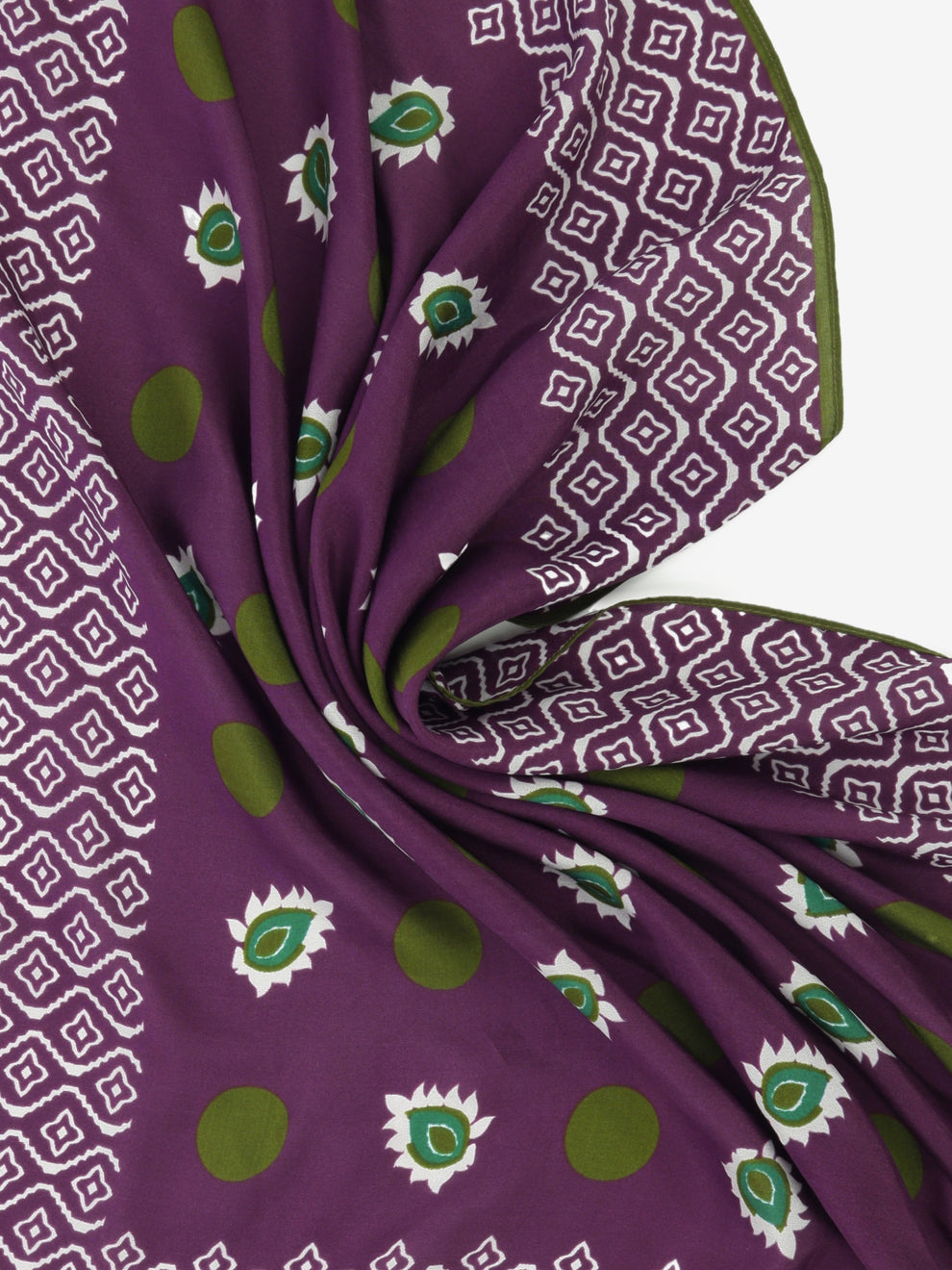 Foulard Ebrusco 02 bordeaux