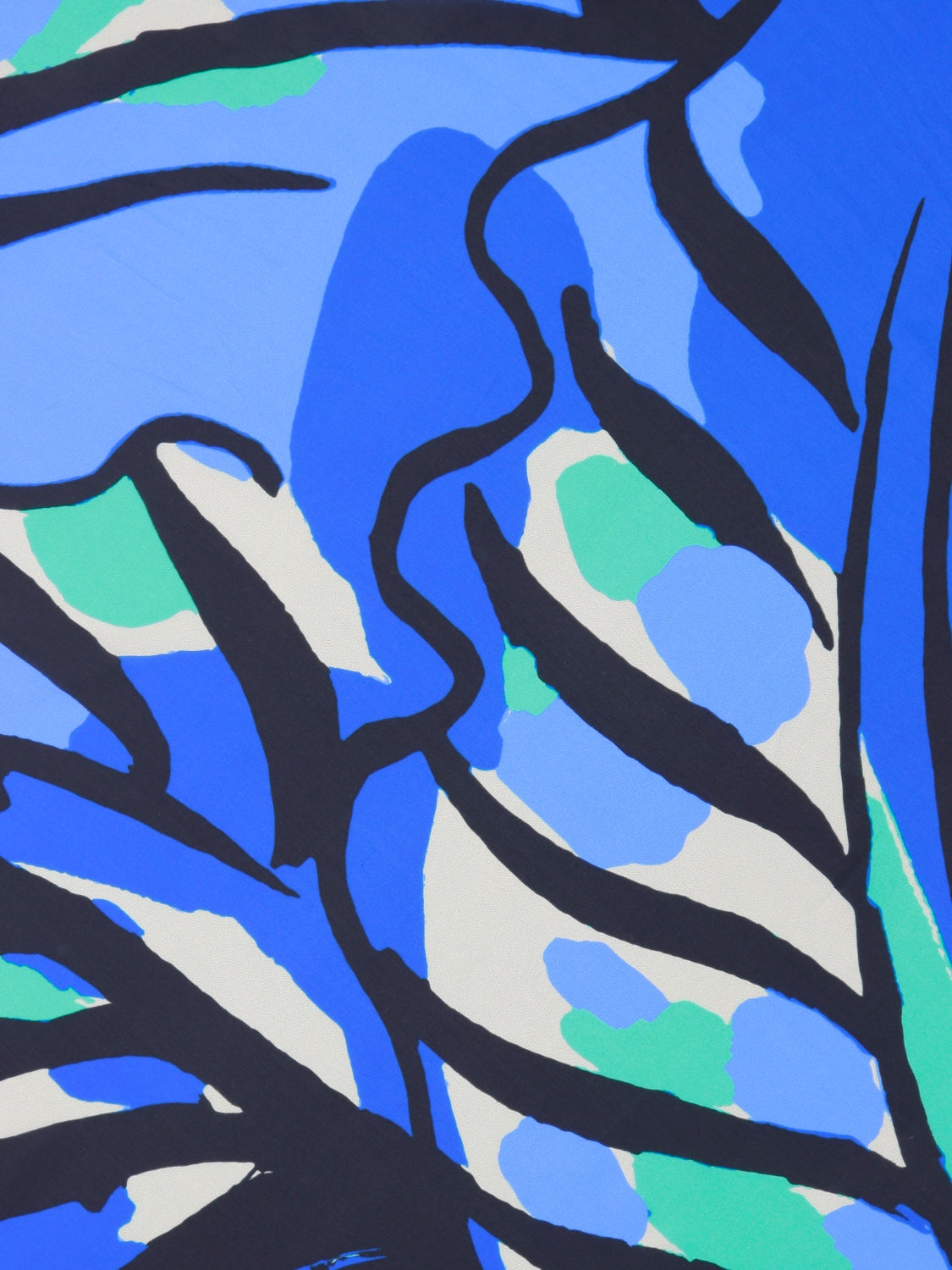 Foulard Emerald 01 in seta blu