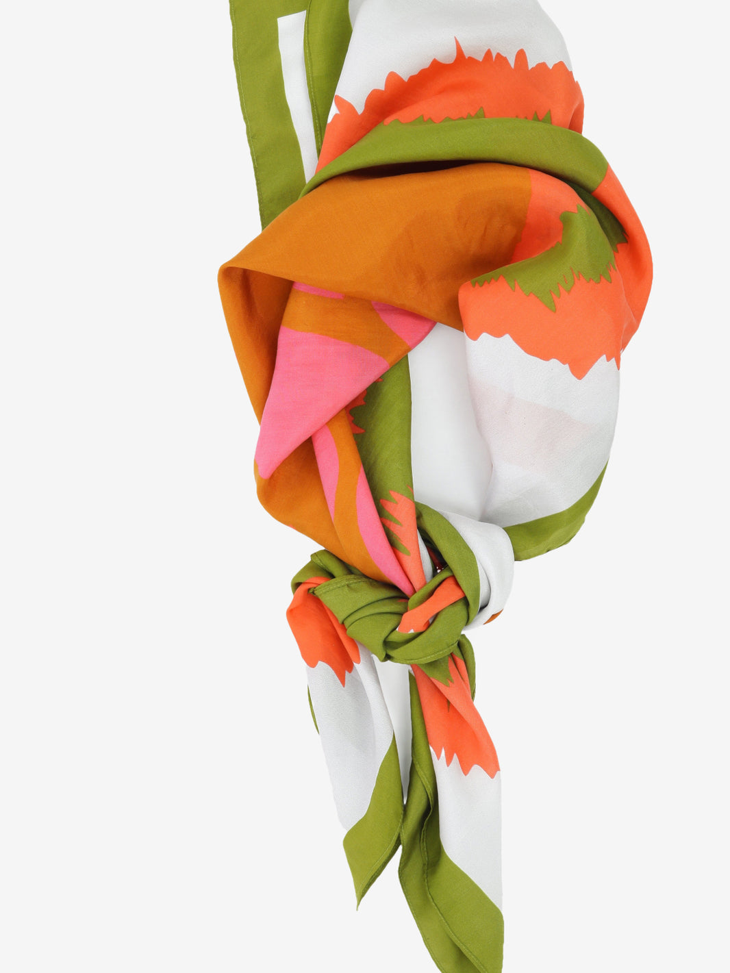 Foulard Empalme 01 verde / fuxia