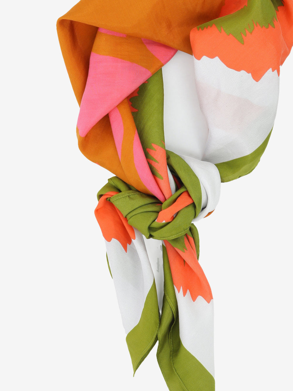 Foulard Empalme 01 verde / fuxia