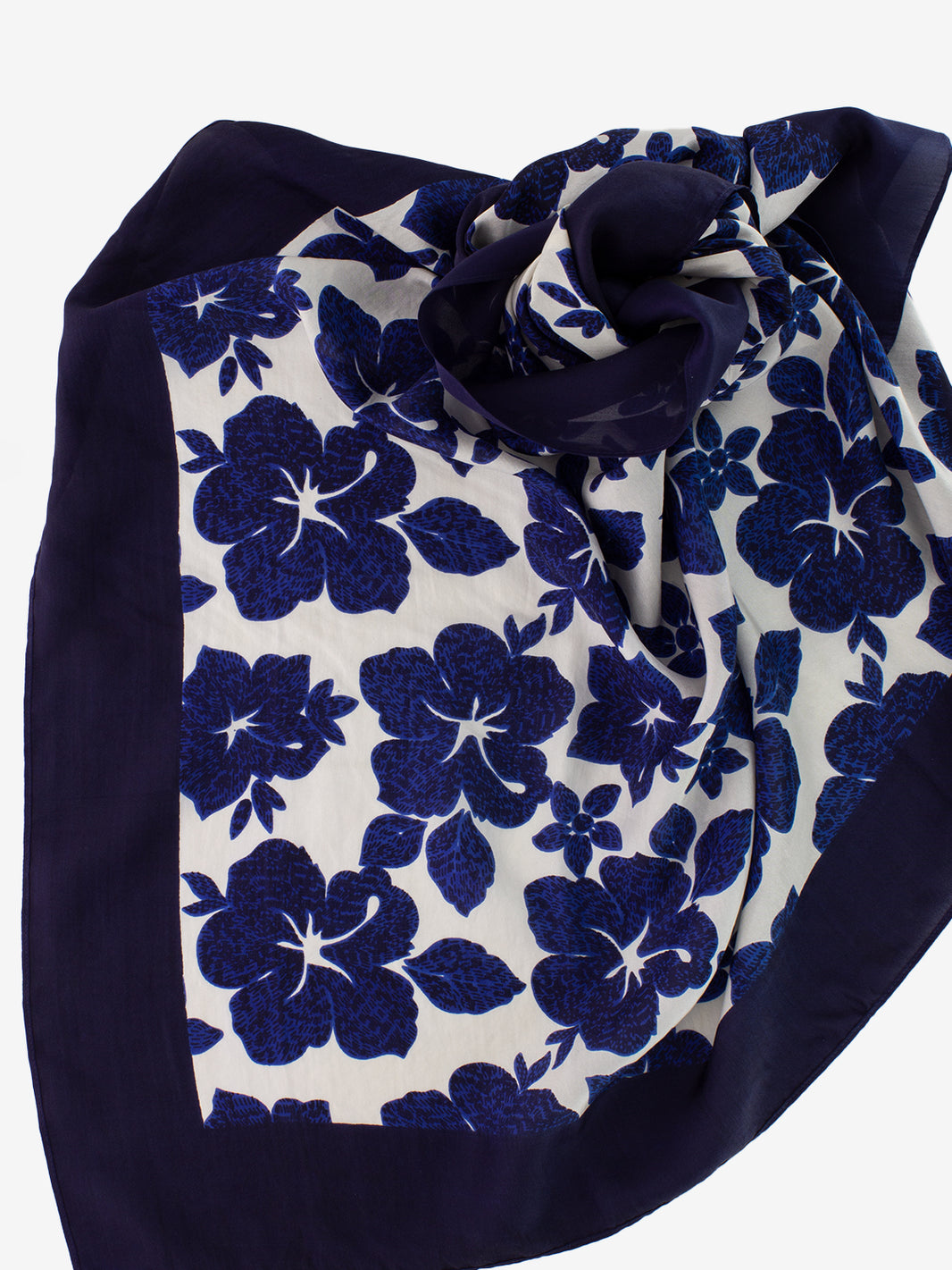 Blue Aneto silk scarf